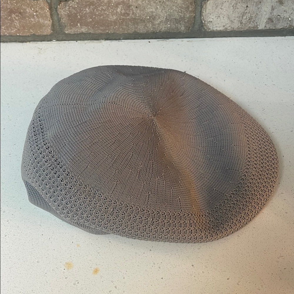 Kangol Gray Textured Beret Hat